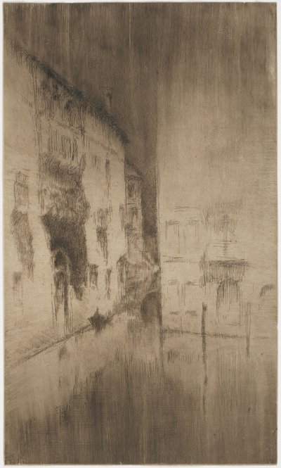 Nocturne: Paleizen, 1879-80 door James Abbott McNeill Whistler